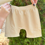 Undergarment Boy Shorts in Stone and Black