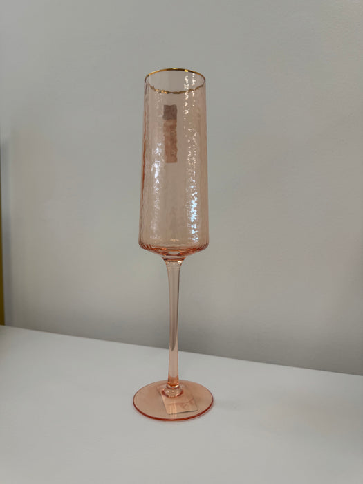 Rainbow Champagne Flute