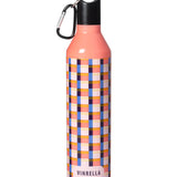 Bottle Umbrella in Gingham Pink