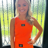 Lulu Mac Solid Tank Top in Orange