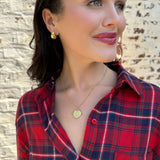 Heart Pendant Necklace You've Got This/ Keep Going in Gold