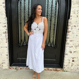 Siren Dress in White