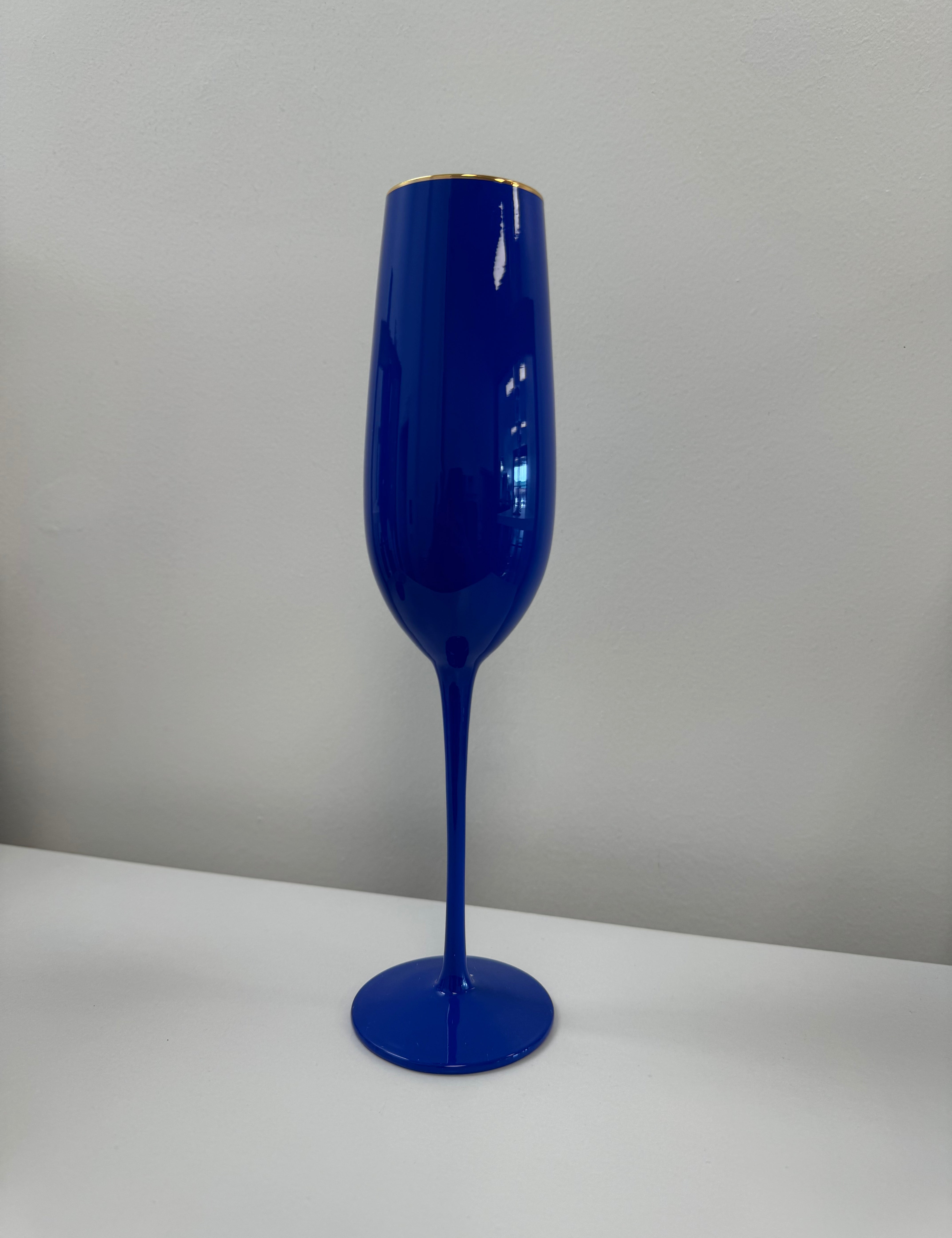 Sugar Plum Champagne Flute Glasses