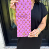 Mary Square Hot Tools Cover in Pink Floral and Venice Vines