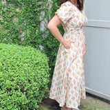 Petal Glow Maxi Dress