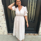 Bashful Poplin Maxi Dress