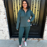 Spanx AirEssentials Brushed Half Zip in Meridian