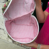 Heart of Grace Handled Cosmetic Bag