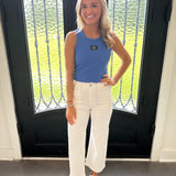 Lulu Mac Solid Tank Top in Royal Blue