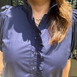 Della Dress in Navy
