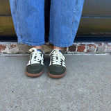 Back 70 Ghost Sneakers in Olive and Orange