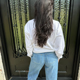 Vintage Santa Blowing Pink Bubble Gum Crewneck