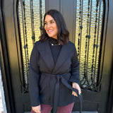 Spanx AirEssentials Luxe Wrap Cardigan in Black