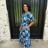 Mary Square Camila Dress in Green