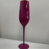 Sugar Plum Champagne Flute Glasses