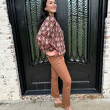Elroy Top in Brown