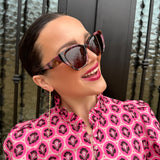 DIFF Evie Torino Sunglasses in Tortoise + Brown