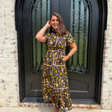Lena Wildflower Maxi Dress