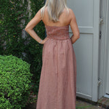 Check Maxi in Terracotta