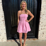 Astrid Dress in Pink