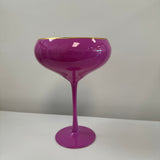 Sugar Plum Coupe Glasses