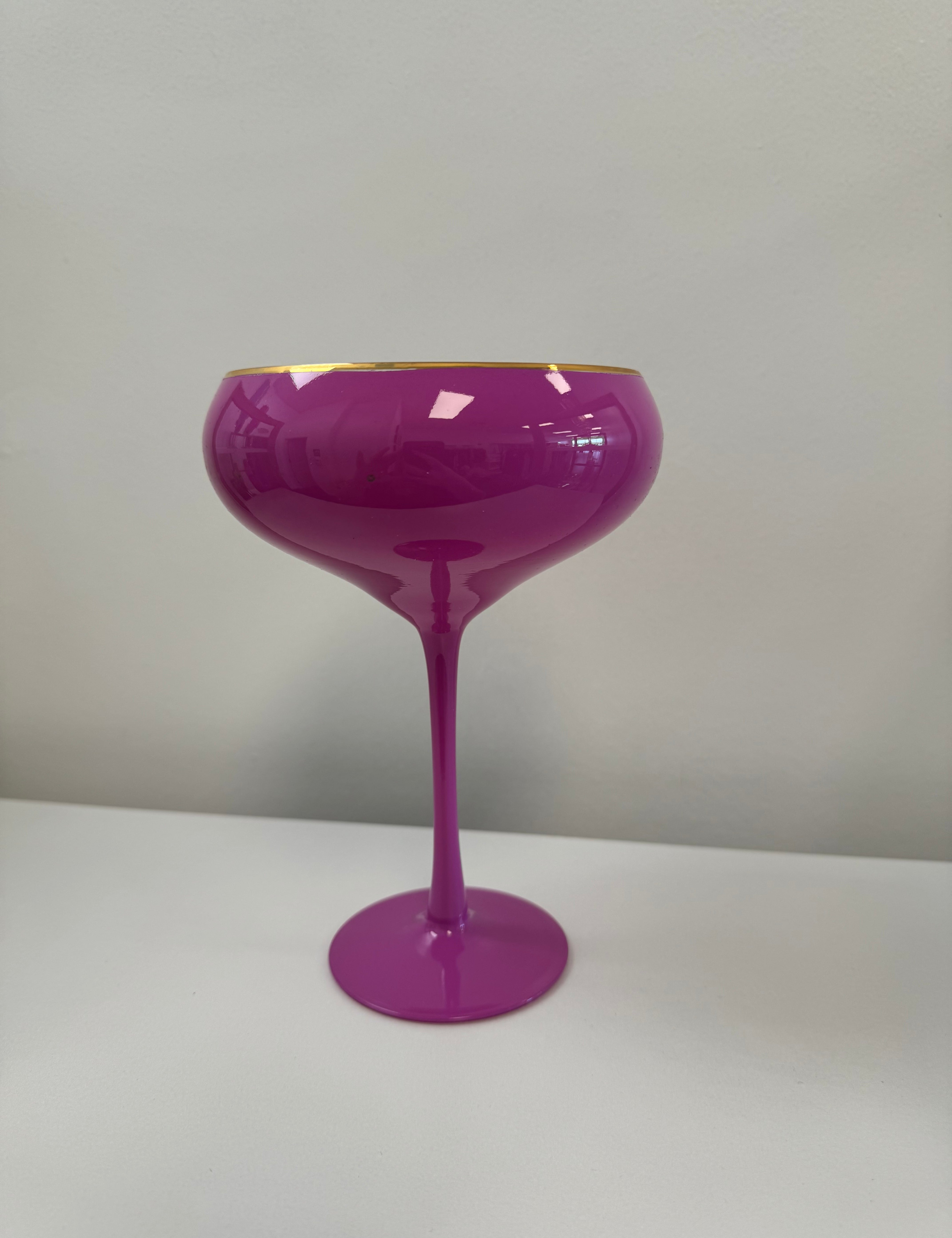 Sugar Plum Coupe Glasses