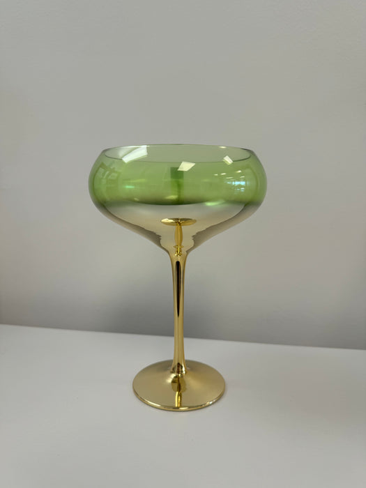 Gilded Coupe Glasses