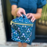 Mary Square Kiss and Makeup in Pink Floral and Venice Vines