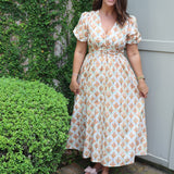 Petal Glow Maxi Dress