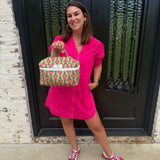 Heart of Grace Handled Cosmetic Bag