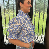 Becky Top in Blue