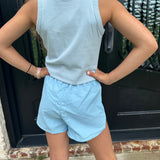 Lulu Mac Youth Solid Short in Light Blue