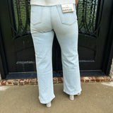 Bayeas Studded High Rise Straight Jeans