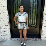 Carousel Print Set in Black & Cream