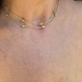 Dainty Star Necklace in Gold