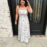 Island Time Maxi Dress in White