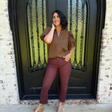 Gina Top in Brown