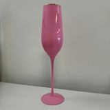 Sugar Plum Champagne Flute Glasses