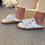 Back 70 Easter Slides in Metallic Gold