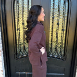 Spanx AirEssentials Turtleneck Tunic in Truffle Brown