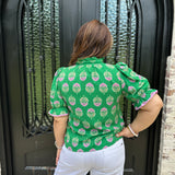 Mary Top in Green