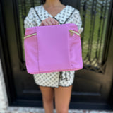 Mary Square Ultra Glam Bag in Pink Floral and Venice Vine