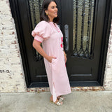 Whimsey Maxi Dress in Pink