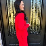 Spanx AirEssentials Crewneck Tunic in Red