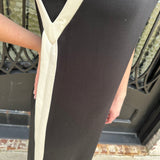 Two Tone Natalia Maxi Dress in Black