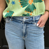 Dear John Fiona High Rise Raw Hem Jeans in Savannah