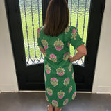 Cami Floral Ruffle Collar Maxi