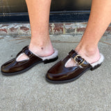 Harlah Plush Flats in Chocolate