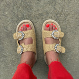 Dolce Vita Shauny Crystal Sandals in Sette