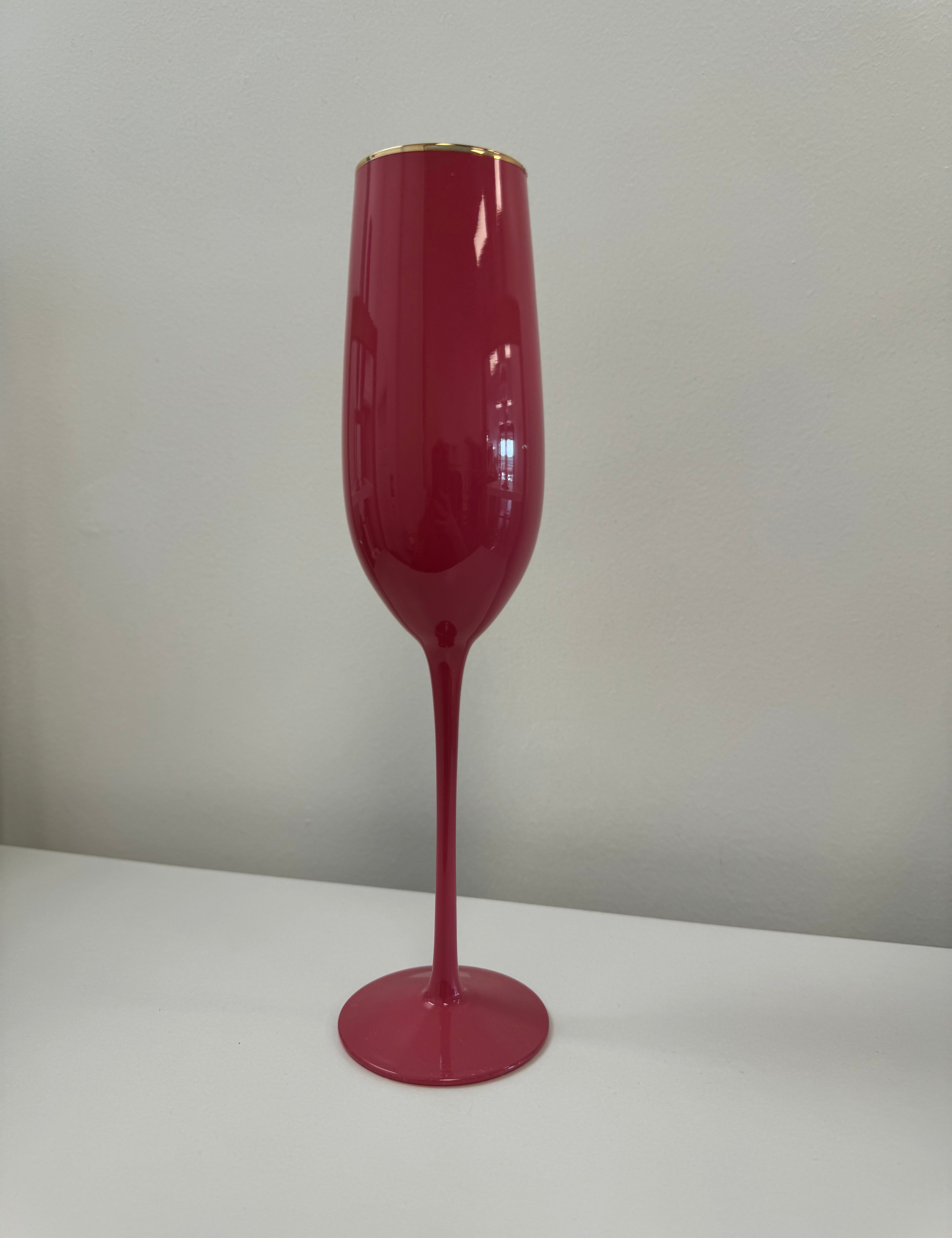 Sugar Plum Champagne Flute Glasses